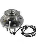 Heavy Duty Wheel Bearing And Hub Assembly For Dodge Ram Crew Cab 2013 To 2018 showing robust design with wires and connectors.