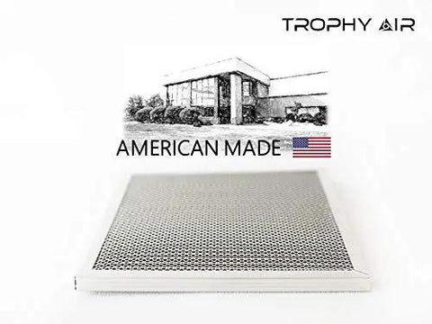Durable Washable Electrostatic Furnace Air Filter 20x20x1 with aluminum build, American made, designed for heavy duty airflow.