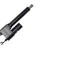 Top Shelf Heavy Duty Electric Linear Actuator With High Thrust Push Rod For Industrial Automation And Heavy Lifts Featuring Rock Solid 500Mm Stroke And Super Easy Dc Plug Setup side view of actuator with motor and connecting cable