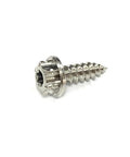 Built Tough Top Tier Titanium Self Tapping Torx Knob Screws M5 X 16mm close-up view of a single corrosion resistant fastener for motorcycles.