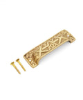 Rock Solid Cast Brass Azteca Cabinet Cup Pulls With Tough Scratch Resistant Finish Durable Vintage Kitchen Drawer Hardware Pack Of Six For Easy Home Refreshes And Quick Renovations, decorative antique brass handle with screws.