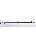 Side view of Pro-Grade High-Precision EDM Wire Cut Fixture Jig in S136 Steel with M8 Thread, 8.66x1.97x0.59 inches.