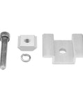 Foolproof Mounting For Rv Rooftop And Marine Projects Solid 35Mm Solar Panel Brackets And Mid Clamps with stainless bolt and nut.