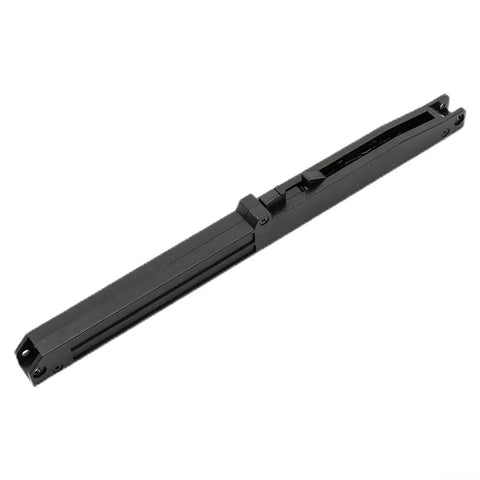 Rugged Barn Door Soft Close Mechanism With Zero Drama Buffer Damper For No Sweat Install Sliding Track Kit main component in black