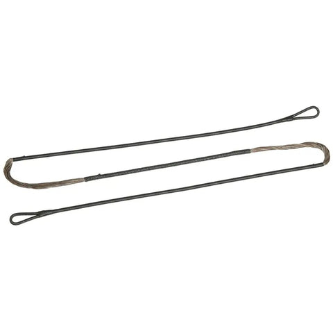 Force Flyte 26 Inch Crossbow String With Tight Nylon Center Serving And End Loops For Hardcore Durability, tri-color material