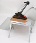 Portable Mini Metal Brake 48 Inch 22 Gauge Capacity bending sheet metal on metal stand