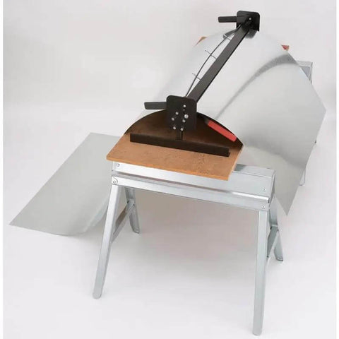 Portable Mini Metal Brake 48 Inch 22 Gauge Capacity bending sheet metal on metal stand