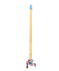 Smoke Detector Removal Tool With Telescoping Extension Pole For High Ceilings And Vaulted Spaces, 15.9 feet long, rigid design.
