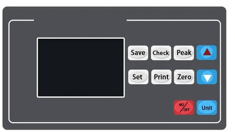 Digital interface for Badass Digital Spring Tester For Tension And Compression With Top Shelf Precision Up To 300 Newtons.