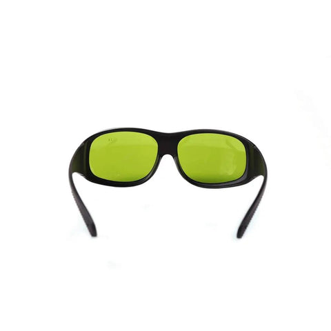 Top Shelf Infrared Laser Protective Glasses For Nd Yag And Multi Wave Bands with heavy duty clear optics, front view.