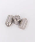 High Grade Stainless Steel Smooth Body Plunger Set Kickin Up Your Hardware Game With Rock Solid Spring Action For Heavy Duty Fastening And Precision Tooling Jobs Brought To You As A Six Piece Pack Built Tough, showing three stainless steel plungers.