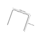 Tough as Nails Plastic Welding Rods and Hot Melt Staples Kit detail image of 0.59 inch silver wire for DIY car repairs.