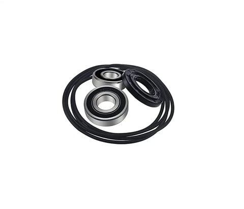 Top Shelf Front Load Washer Tub Bearings And Seal Replacement Kit for Quiet Smooth Laundry Days showing bearings and seals.
