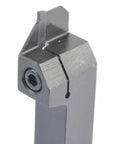 Close-up of External Grooving Turning Tool Holder Kit With MGMN150-G Carbide Inserts, showcasing 100mm shank and 16mm diameter.