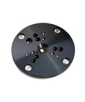 Kickass Universal Flat Base Adapter For Quick Fix Mount Pedestals And Professional Camera Rigs Smooth Heavy Duty Plate Platform from a top view.