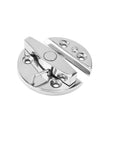 Heavy Duty 316 Stainless Steel Marine Hardware Latch Ride Tough Twist Turn Cabinet Catch For Boat Doors And Yacht Cabins Saltwater Ready Positive Secure Locking close-up view.