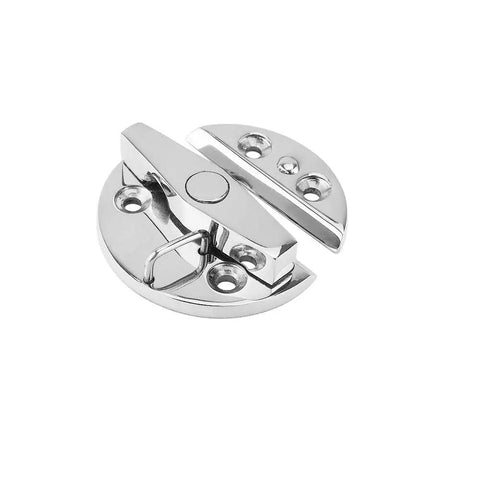 Heavy Duty 316 Stainless Steel Marine Hardware Latch Ride Tough Twist Turn Cabinet Catch For Boat Doors And Yacht Cabins Saltwater Ready Positive Secure Locking close-up view.