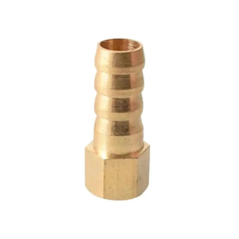 Close view of Brass Pagoda Joint Hose Connector Set With External Thread, 20 Pack Female Thread Straight Barbed Fittings, 16mm By Three Quarters Inch