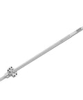 1204 400MM Rolled Ballscrew And Ball Nut Assembly Features Anti Backlash Design For Rock Solid Precision Positioning In CNC Equipment, silver metal screw.