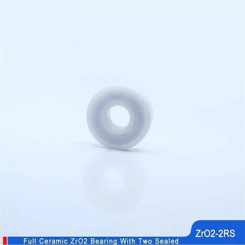 Premium Zirconia Ceramic Ball Bearing 6201 2RS Double Sealed Dust Proof P5 Precision 12X32X10 MM, ZrO2 ceramic bearing.