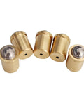 Built Tough Spring Ball Plunger Screws Metric Fasteners For Jigs And Clamps Rock Solid 10 Piece Set 10MM Thread 13MM Length brass plungers.