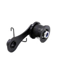 Solid Steel Chain Tensioner Pull Guide Roller With Tough Spring And Polyurethane Slider For Dirt Pit Moto ATV Quad Scooter To Stop Loose Chains, black