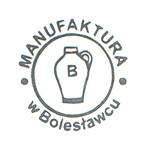 Logo of Manufaktura w Bolesławcu featuring a ceramic jug design, representing Polish pottery craftsmanship.