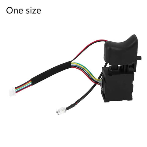 Compact Remote Trigger Switch For Cordless Drills With Quick Install Handle And Smooth Shift Speed Adjustment, showing wires and control unit.