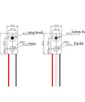IR Break Beam Sensor Module Five Pack With High Speed Two Milliseconds Response DC Three To Five Volt NPN Normally Open Output diagram