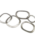 Hella Tough Stainless Steel Wave Spring Washer Assortment Kit Holds 145 Pieces From M3 To M27 with various sizes visible.