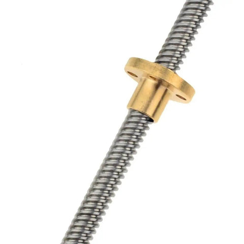 Upgrade Your 3D Printer With This Sweet 3d Printer Lead Screw Kit Including T8 Threaded Rod, Brass Nut, Bearing Brackets, And Flexible Coupling For Smooth Vertical Motion And Reliable Print Quality Today brass nut on T8 threaded rod
