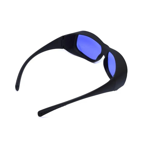 Kickass Laser Safety Glasses Optical Density Four Plus For 585 And 595 Nm Pulsed Dye Lasers Clear Polycarbonate Lenses side view