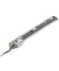 Killer Linear Stepper Motor Actuator With Integrated Metal Slide Table Featuring Slick 15 Mm Step Accuracy And Hella Smooth 123 Mm Travel For Top Notch Cnc Automation And Tight Position Control Projects, showing the actuator with visible wiring.