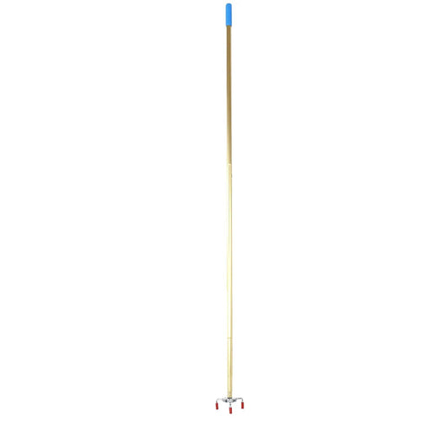 Kick It Easy With Heavy Duty Aluminum Smoke Detector Removal Pole Long Grip Handle, 130 inches, for high ceiling alarms.