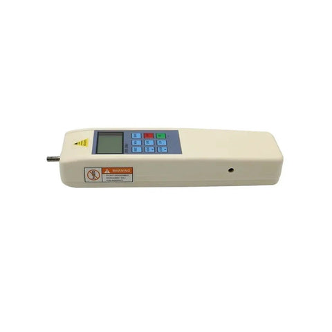 Rock Solid Digital Force Gauge Precision Tested Push Pull Dynamometer Zero Fuss 10N Force Meter Tool with buttons and display.