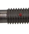 Built Tough Locking Spring Plunger With Knurled Grip Handle And Smooth Delrin Nose For Easy Hand Pull And Secure Lock Up In Machining And Heavy Shop Work 1/2-13 Thread By 7/8 Stroke, side view showing knurled grip and smooth tip.