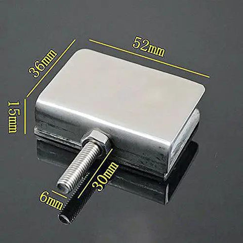 Heavy Duty Aluminum Alloy Sliding Door Hanging Track With Smooth Nylon Roller Wheels For Quiet Bathroom Wood Doors And Furniture Moves That Slide Like Butter Every Time, detailed metal hinge with dimensions.