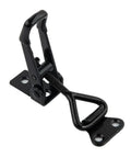 Heavy Duty Adjustable Toggle Latch Clamp With 220lbs Holding Power For Tool Boxes Cabinets And Quick Release Storage Cases Made From Black Steel, black steel