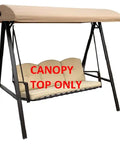 Replacement Canopy Top For Model GSS00132D Cunningham 3 Seater Patio Swing Top Only Custom Fit Outdoor Swing Cover UV Protected