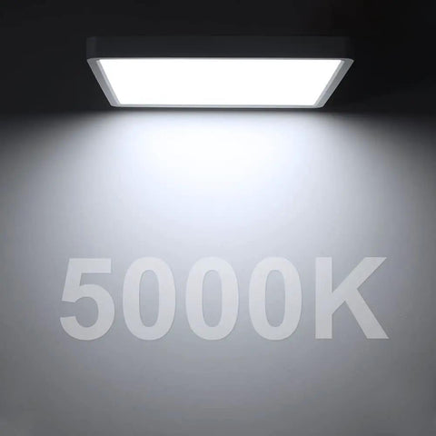 2 Pack 12 Inch 24W LED Flush Mount Ceiling Light 5000K Daylight Square Flat Panel Fixture Delivers 3200 Lumens wall