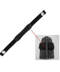 Technical Diving Metal Backplate Strap With Nylon Webbing And BCD Back Panel Handle next to scuba gear setup, black durable design
