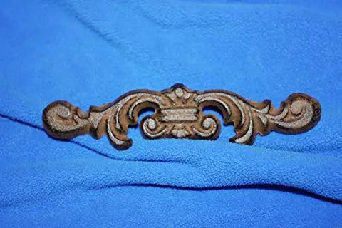 Straight Up Classic Victorian Swirl Cast Iron Drawer Pulls Set Of 20 For Furniture And Cabinet Restoration 6 1/4 Inch detailed iron handle.