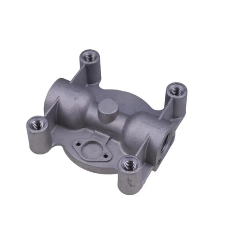 Premium Coolant Filter Head Replacement For Cummins L8.9 L10 Series Engines, Direct Fit For 204163S Part Number, metallic coolant filter head.