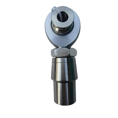 Premium Heavy Duty Heim Joint Rod End Kit 7 8 Inch 2 Pack showing a steel rod end for 4x4 diesel truck steering linkage.