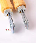 Dual Head Window Roller Handle Smooth Gliding Plastic Pulley Wheel For Screen Window Repair, close-up view of rollers.