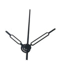 Clock Movement Replacement Part For Wall Clocks, Battery Operated Quartz Mechanism Repair Kit, DIY Accessory with black hands