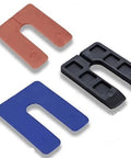 Heavy Duty Plastic U Shim Variety Pack With 150 Pieces Rock Solid Gear hit the nail on the head with colorful shims for leveling.