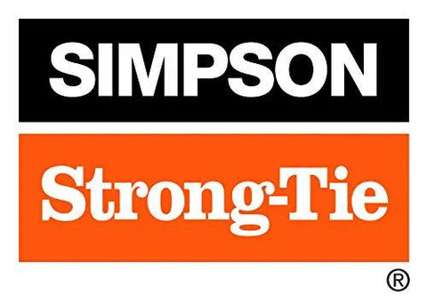 Simpson Strong-Tie logo in black and orange with white text displaying the brand name.
