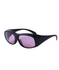 Top Shelf Laser Safety Glasses With Near Infrared Protection Blocking 740 Nm To 850 Nm Featuring Od5 Plus And Od6 Plus Ratings, side view.