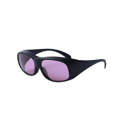 Top Shelf Laser Safety Glasses With Near Infrared Protection Blocking 740 Nm To 850 Nm Featuring Od5 Plus And Od6 Plus Ratings, side view.